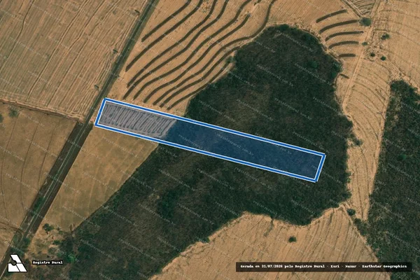 Imagem de satélite de FAZENDA SANTO ANTONIO - MATRÍCULA 3313 em Cachoeira Dourada - MG