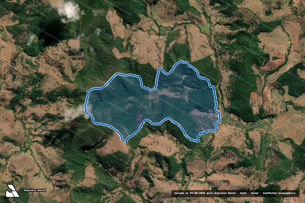 Imagem de satélite de Fazenda do Candonga - Parte 1 em Senhora do Porto - MG