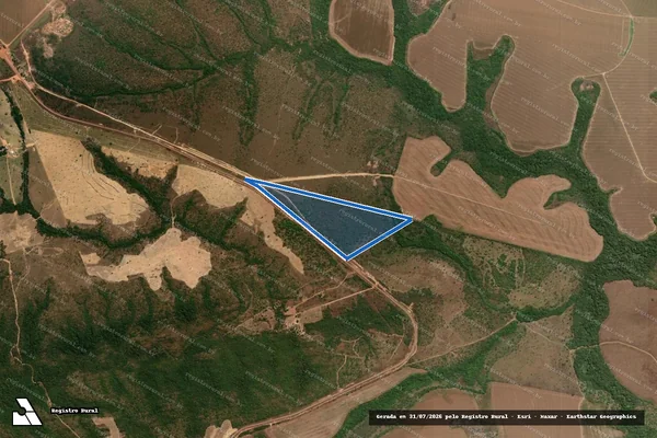 Imagem de satélite de FAZENDA DM ÁGROPECUÁRIA em Paranatinga - MT