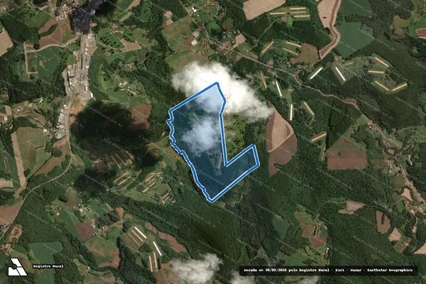 Imagem de satélite de FAZENDA BARRA BONITA - GLEBA 01 em Concórdia - SC