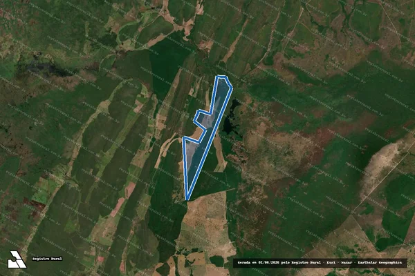 Imagem de satélite de FAZENDA SANTA ELVIRA - FAZENDA SANTA ELVIRA em Santo Antônio de Leverger - MT