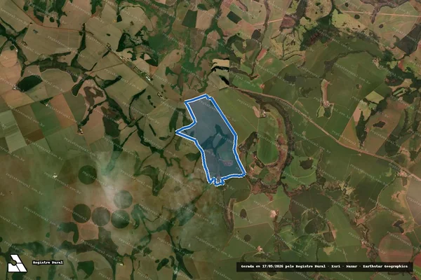 Imagem de satélite de Fazenda Ariranha e Torres/ Denominado Ariranha em Jataí - GO