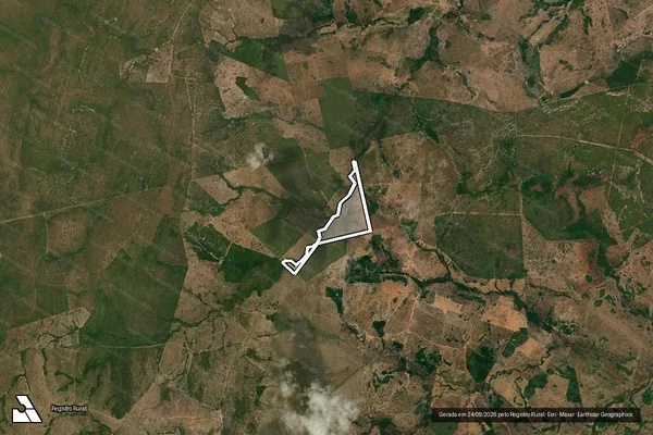 Imagem de satélite de FAZENDA DOIS IRMÃOS - Parte 2 em Araguaçu - TO