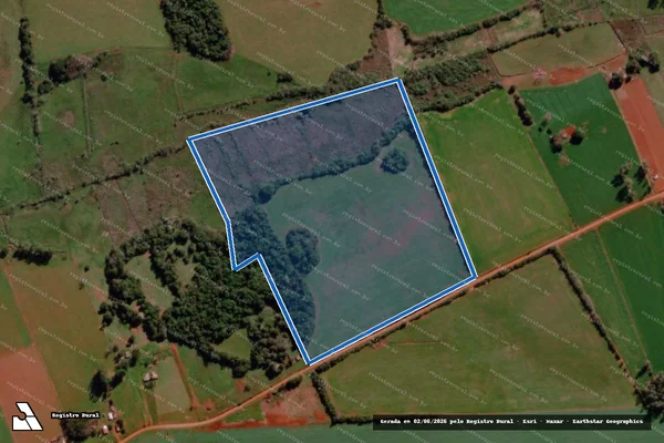 Imagem de satélite de Fazenda São José Velho - Gleba G1 em Garruchos - RS