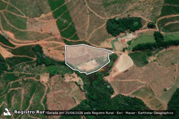 Imagem de satélite de Córrego Santa Rita - PARCELA 02 em Mutum - MG