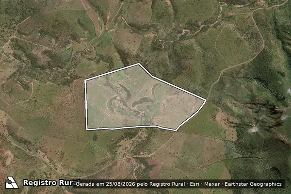 Imagem de satélite de FAZENDA NATAL - Parte 1 em Joaíma - MG