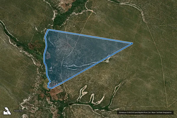 Imagem de satélite de Fazenda  São Domingos - Parte 1 em Bonito de Minas - MG