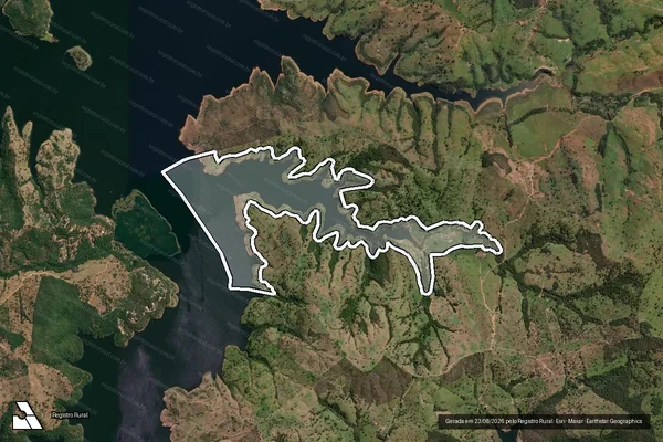Imagem de satélite de Fazenda São João da Cruz de Baixo - Gleba 01 em Catalão - GO