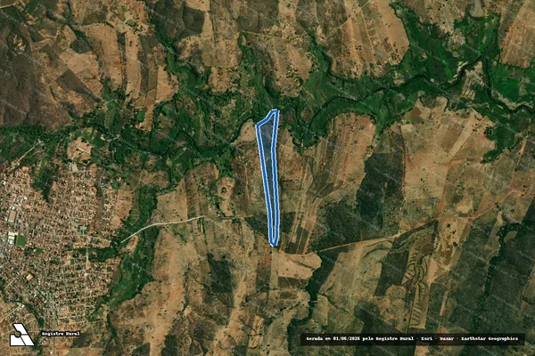 Imagem de satélite de FAZENDA TABUA - GLEBA 04 em Correntina - BA