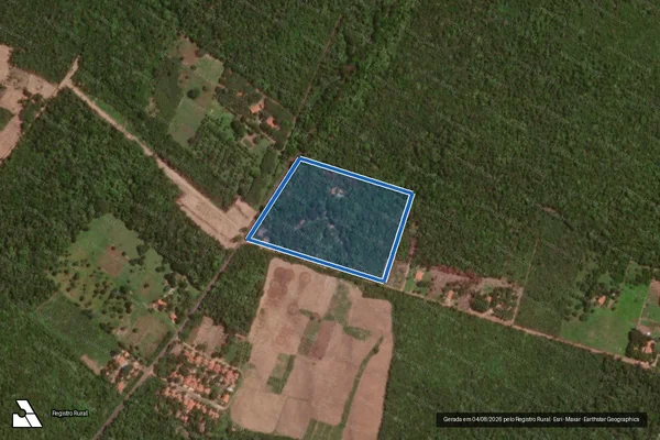Imagem de satélite de LOTE 1,2,3 - FAZENDA CAJAÍBA PARCELA 03 - FAZENDA CAJAÍBA PARCELA 03 LOTE 1,2,3 em Teresina - PI