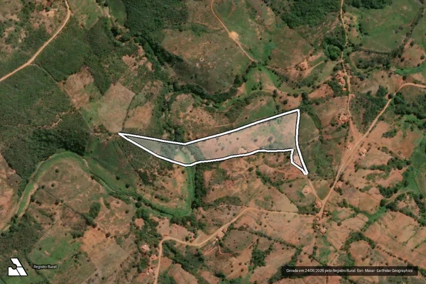 Imagem de satélite de Sítio Malhada Grande - Parcela 1 em Santana de Mangueira - PB