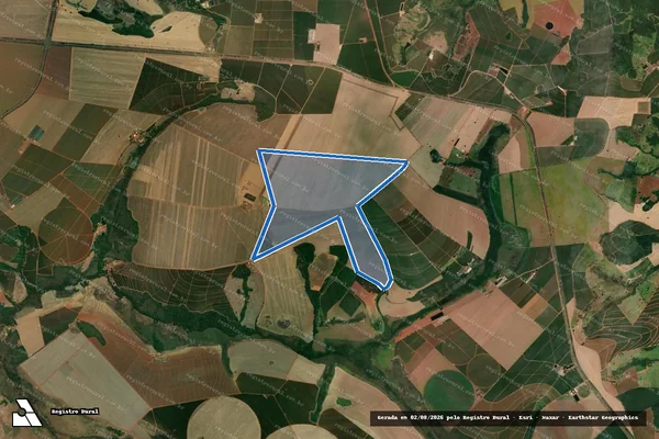 Imagem de satélite de Fazenda Santa Barbara lugar ?Fazenda Savana? - Parte 1 em Romaria - MG