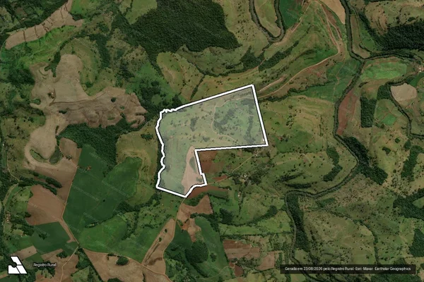 Imagem de satélite de Fazenda Mirassol - Gleba-B em Nova Tebas - PR