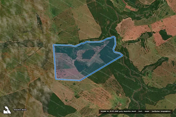 Imagem de satélite de Fazenda Barreiro - Fazenda Barreiro ? Área Desmembrada em Camapuã - MS