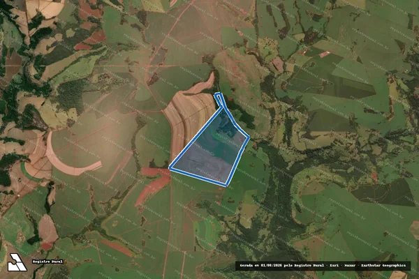 Imagem de satélite de FAZENDA SANTA BARBARA - Lote 1 em Conquista - MG