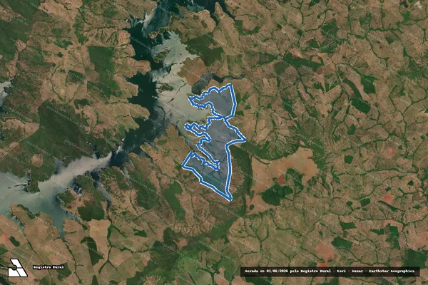 Imagem de satélite de FAZENDA CORUMBACAINA em Corumbaíba - GO