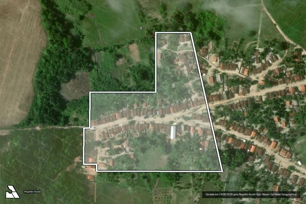 Imagem de satélite de Fazenda Bela Vista - Fazenda Bela Vista-Cravaçu em Rio Tinto - PB