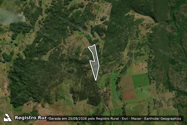 Imagem de satélite de Projeto de Assentamento Guaicurus - LOTE 103 em Bonito - MS