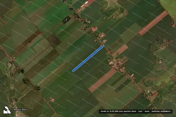 Imagem de satélite de LOTE 38 DA QUADRA 29 - ÁREA 6/10 em Dourados - MS
