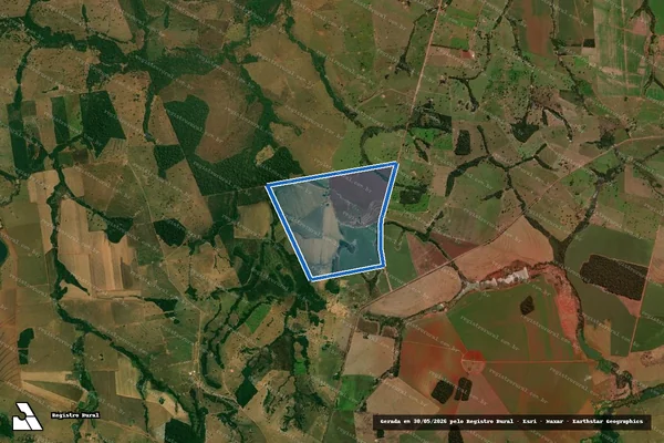 Imagem de satélite de FAZENDA SANTANA - Parte B em Santo Afonso - MT