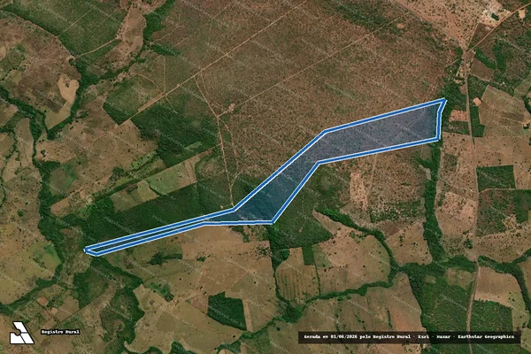 Imagem de satélite de FAZENDA BARRO BRANCO - Parte 7 em Feira Nova do Maranhão - MA