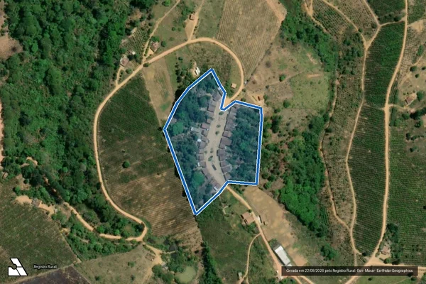 Imagem de satélite de FAZENDA SURPRESA - LOTE 32 em Guaratinga - BA