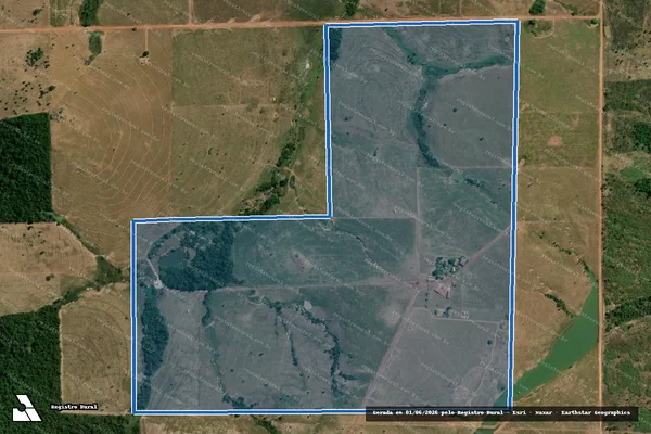 Imagem de satélite de Fazenda São Benedito - Fazenda São Benedito em Nova Canaã do Norte - MT