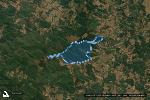 Imagem de satélite de Fazenda Conjunto Cachoeira - Parte 021 em Itamarandiba - MG