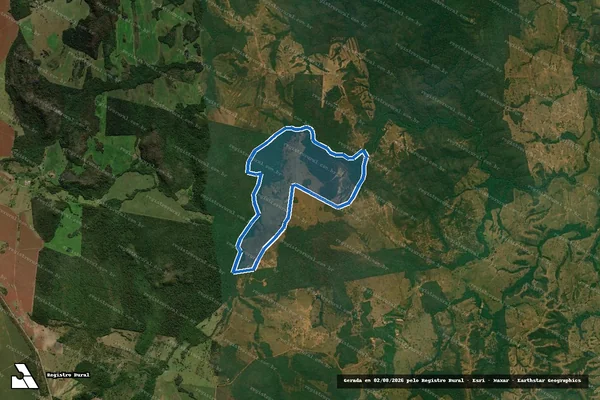 Imagem de satélite de Fazenda Água Boa  - Gleba ?A? em Bonito - MS
