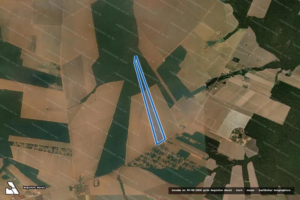 Imagem de satélite de Fazenda Ipê IV - Parte 1 em Sinop - MT