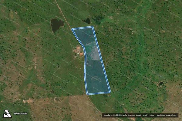 Imagem de satélite de FAZENDA ÁGUA BRANCA - Parte 1 em Lago Verde - MA