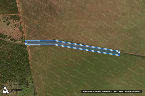 Imagem de satélite de FAZENDA CHAPADÃO - 821 ? C em Itiquira - MT