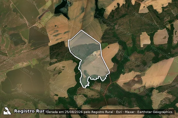 Imagem de satélite de FAZENDA CAMPO DO SONHO I - Parte 1 em Nobres - MT