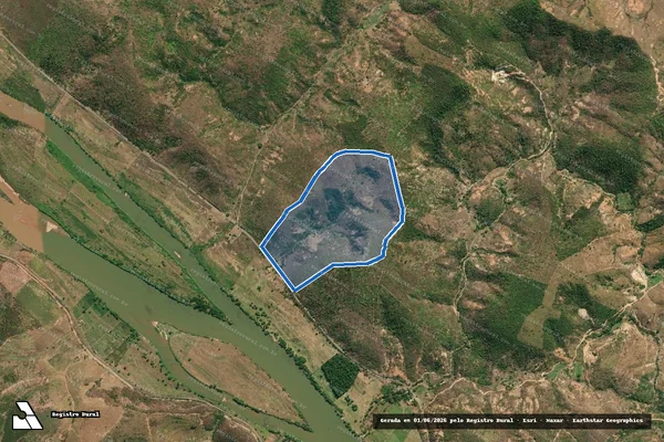 Imagem de satélite de FAZENDA SÃO JOSÉ - GLEBA 1 em Conselheiro Pena - MG