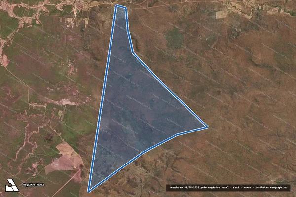 Imagem de satélite de CHAPADA DA FEITORIA - Parte 1 em Pajeú do Piauí - PI