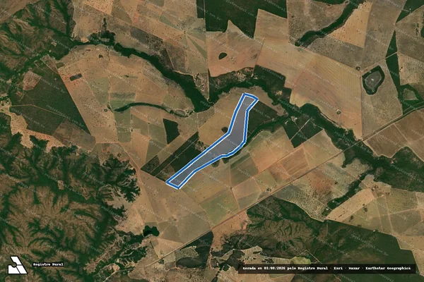 Imagem de satélite de FAZENDA PINDAIBA - Parte 3 em Barra do Garças - MT