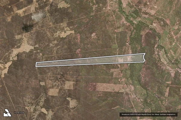 Imagem de satélite de Fazenda Barra dos Pofírios - Parte 1 em Crateús - CE