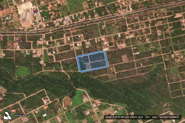 Imagem de satélite de Chacreamento Interlagos II - Gleba 24 em Brasília de Minas - MG