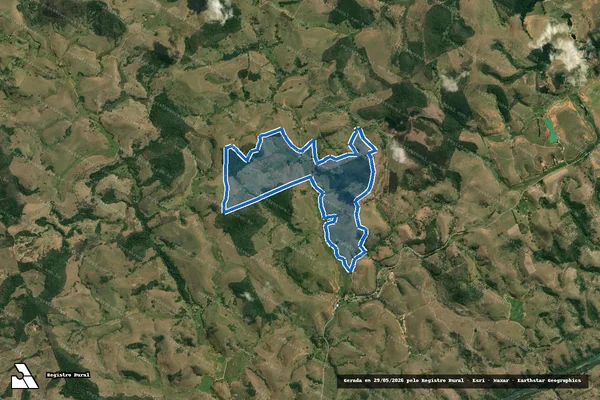 Imagem de satélite de Santo Antonio - Parte 1 em Além Paraíba - MG
