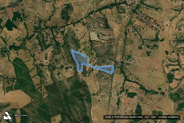 Imagem de satélite de Fazenda Boa Sorte - PARCELA 01 em Fazenda Nova - GO