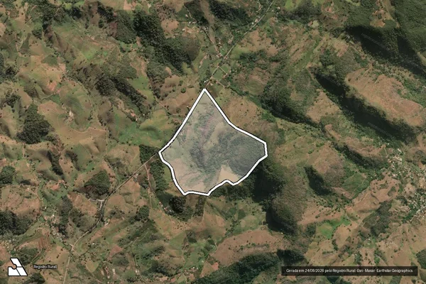 Imagem de satélite de FAZENDA  DESENGANO - GLEBA 02 em Muqui - ES