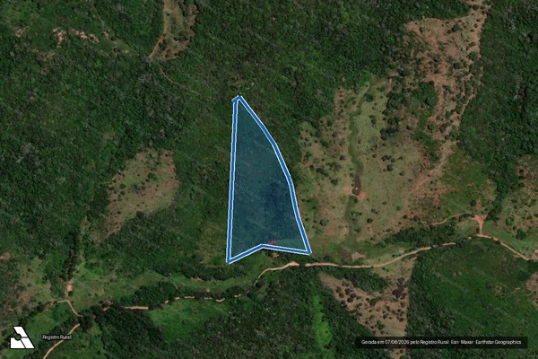 Imagem de satélite de Fazenda Barreiras - Gleba-01- em Serra Azul de Minas - MG