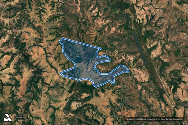 Imagem de satélite de Fazenda Dois Irmãos - Parte 1 em Presidente Olegário - MG