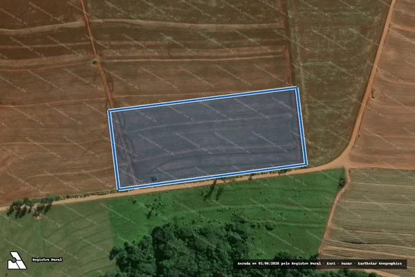 Imagem de satélite de Fazenda Vista Alegre - Gleba H em Florestópolis - PR