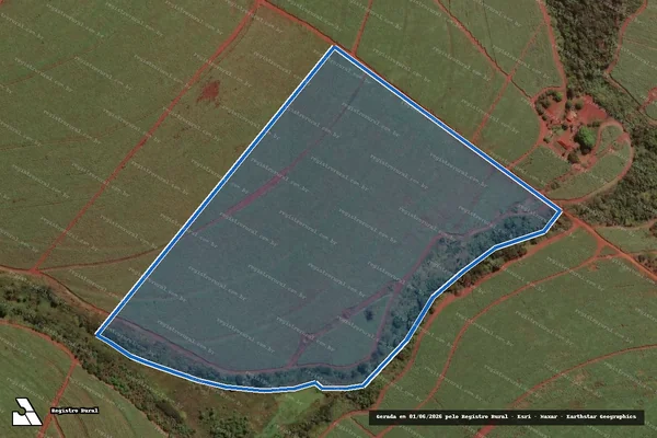 Imagem de satélite de Fazenda Santa Maria - 16545 em Igarapava - SP