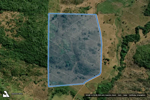 Imagem de satélite de Sitio Boa Sorte; Lote ? 696, P. A. Confresa Roncador  - Gleba B em Confresa - MT