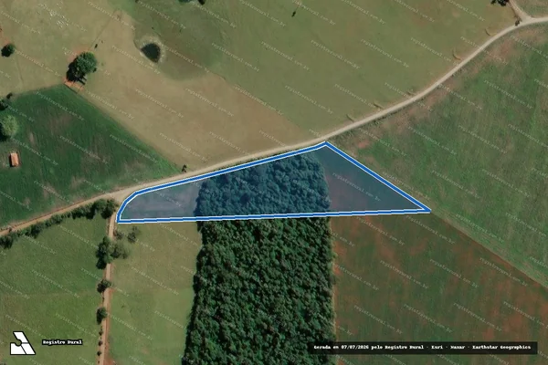 Imagem de satélite de FAZENDA MATÃO - GLEBA B em Carlópolis - PR
