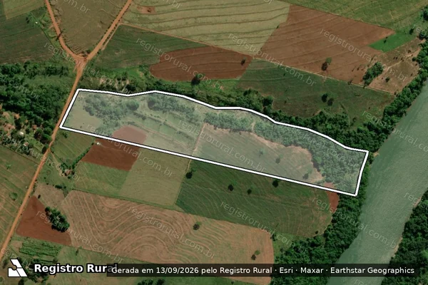 Imagem de satélite de Projeto de Assentamento Sul Bonito - LOTE 336 em Itaquiraí - MS