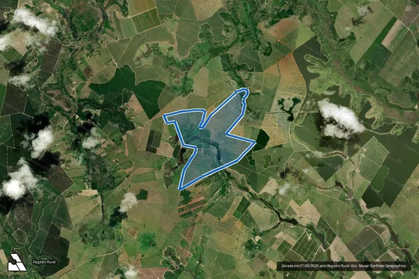 Imagem de satélite de FAZENDA SAO DIMAS E SAO RAFAEL em Montanha - ES