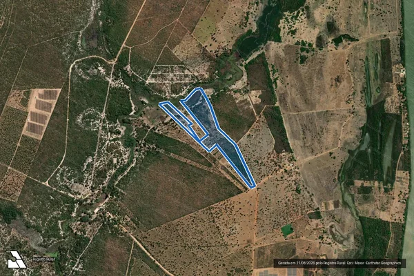 Imagem de satélite de Fazenda Riacho - Fazenda Riacho em São Romão - MG